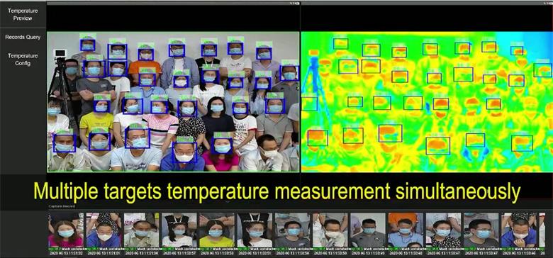 face recognition & fever screening